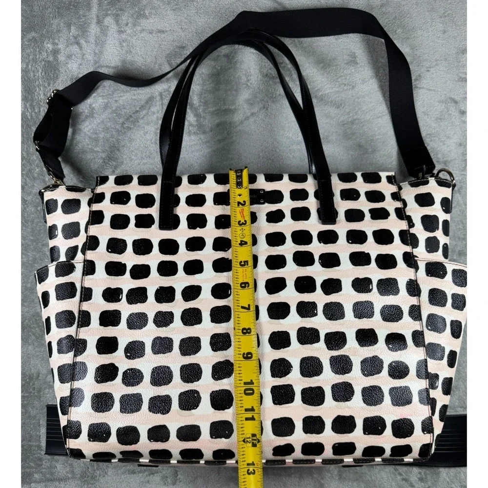 Kate Spade Grove Street‎ Kaylie Pink/ Black/ Beige/ White Baby Bag one size